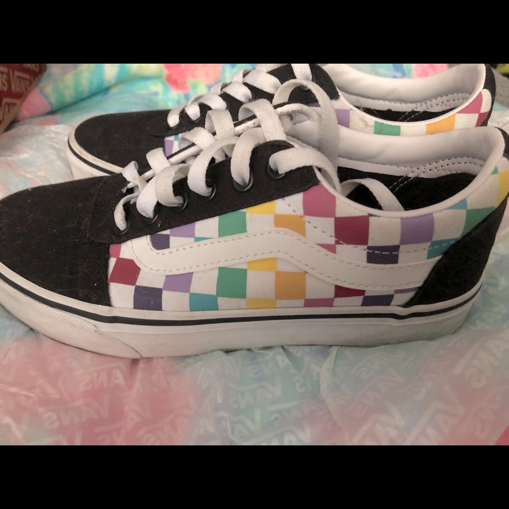 Vans Lo-cut multi party checkerboard sneaker